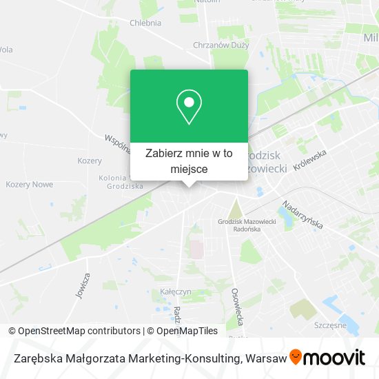 Mapa Zarębska Małgorzata Marketing-Konsulting