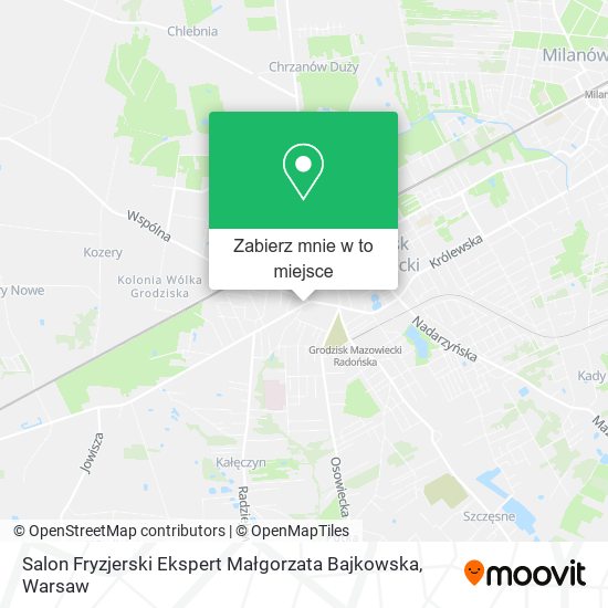 Mapa Salon Fryzjerski Ekspert Małgorzata Bajkowska