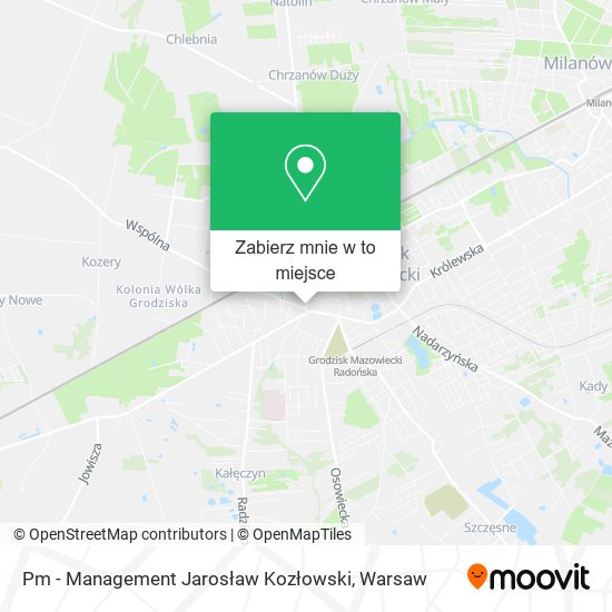 Mapa Pm - Management Jarosław Kozłowski