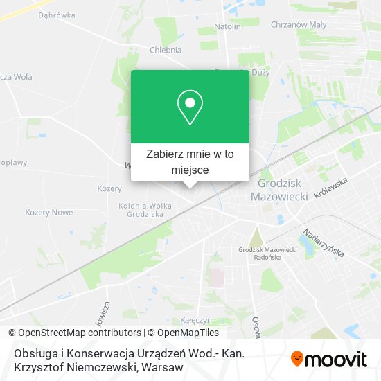 Mapa Obsługa i Konserwacja Urządzeń Wod.- Kan. Krzysztof Niemczewski