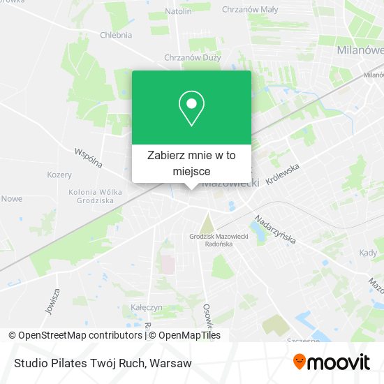 Mapa Studio Pilates Twój Ruch