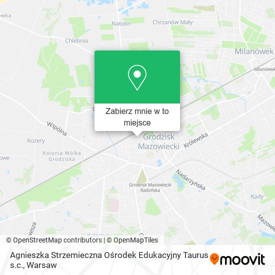 Mapa Agnieszka Strzemieczna Ośrodek Edukacyjny Taurus s.c.