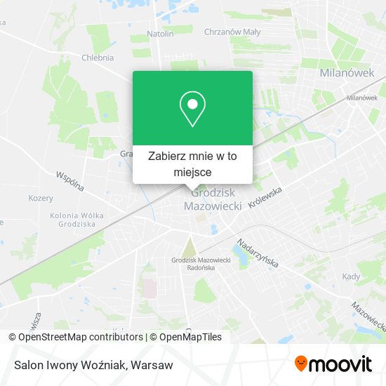 Mapa Salon Iwony Woźniak