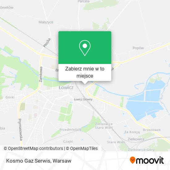 Mapa Kosmo Gaz Serwis