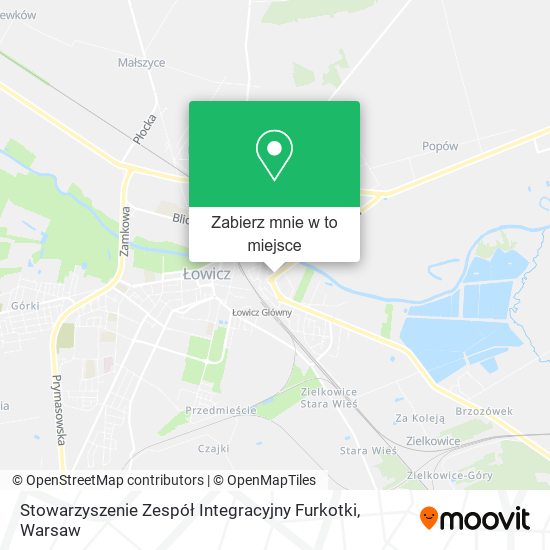 Mapa Stowarzyszenie Zespół Integracyjny Furkotki