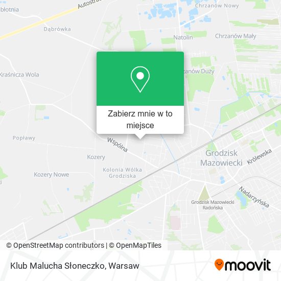 Mapa Klub Malucha Słoneczko