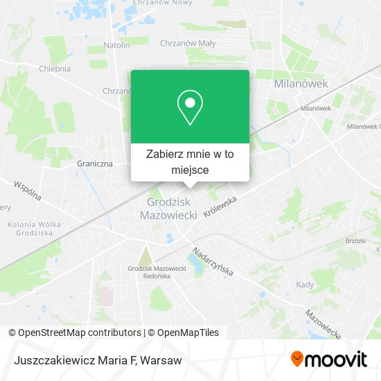 Mapa Juszczakiewicz Maria F