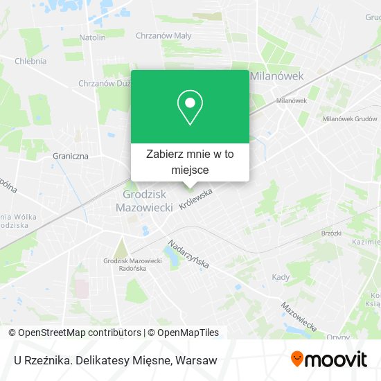 Mapa U Rzeźnika. Delikatesy Mięsne