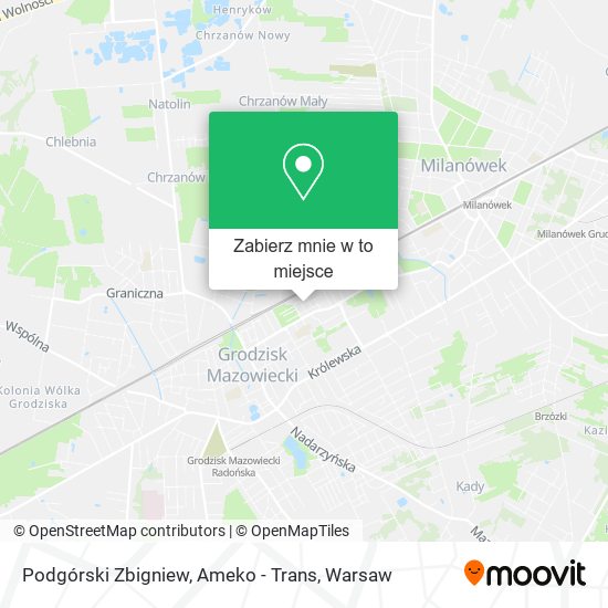 Mapa Podgórski Zbigniew, Ameko - Trans