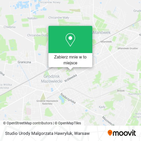 Mapa Studio Urody Malgorzata Hawryluk