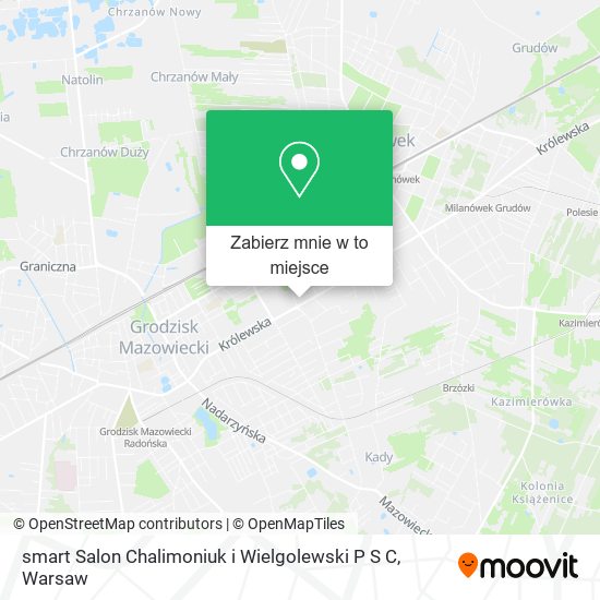 Mapa smart Salon Chalimoniuk i Wielgolewski P S C