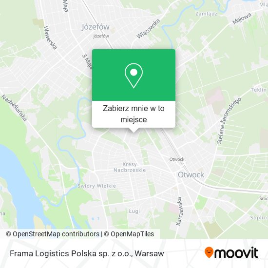 Mapa Frama Logistics Polska sp. z o.o.