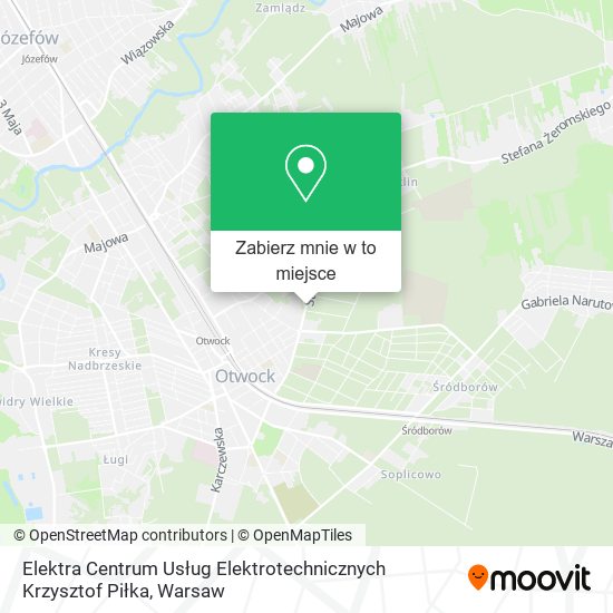 Mapa Elektra Centrum Usług Elektrotechnicznych Krzysztof Piłka