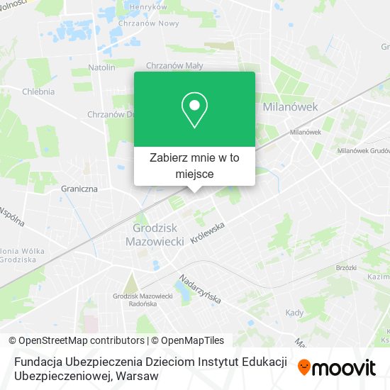 Mapa Fundacja Ubezpieczenia Dzieciom Instytut Edukacji Ubezpieczeniowej