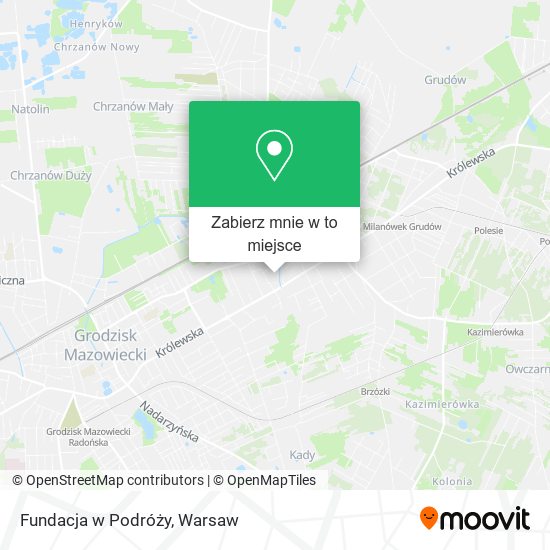 Mapa Fundacja w Podróży