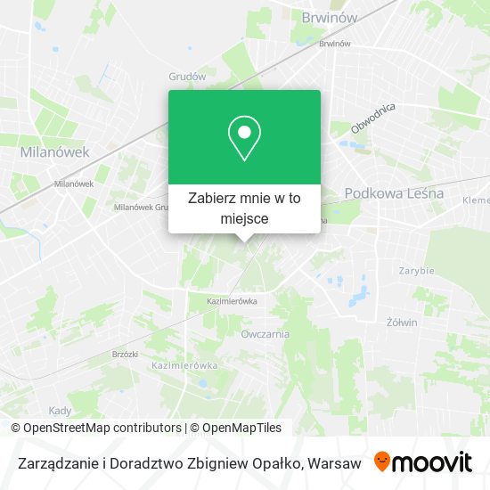 Mapa Zarządzanie i Doradztwo Zbigniew Opałko