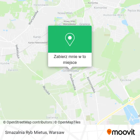 Mapa Smazalnia Ryb Mietus