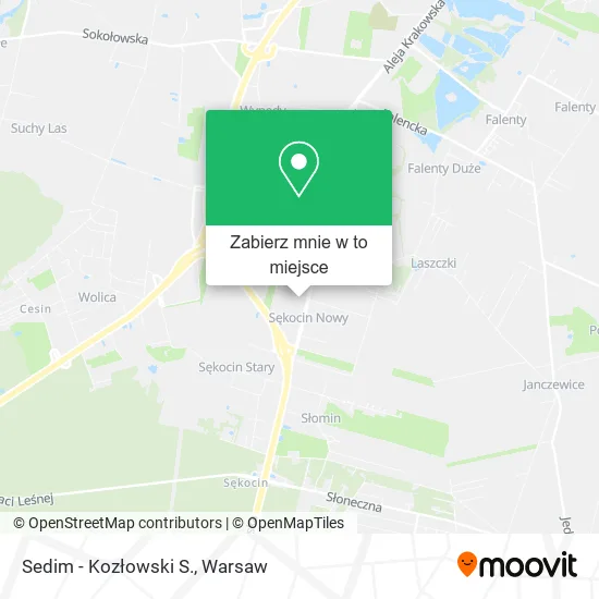 Mapa Sedim - Kozłowski S.