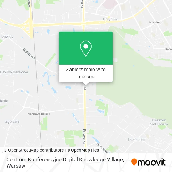 Mapa Centrum Konferencyjne Digital Knowledge Village