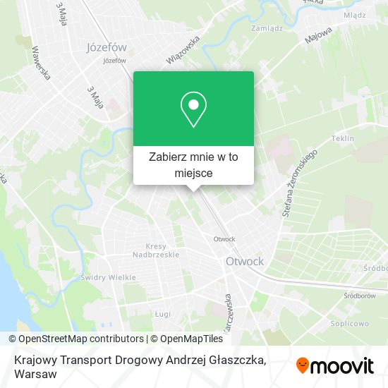 Mapa Krajowy Transport Drogowy Andrzej Głaszczka