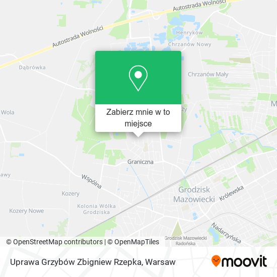 Mapa Uprawa Grzybów Zbigniew Rzepka