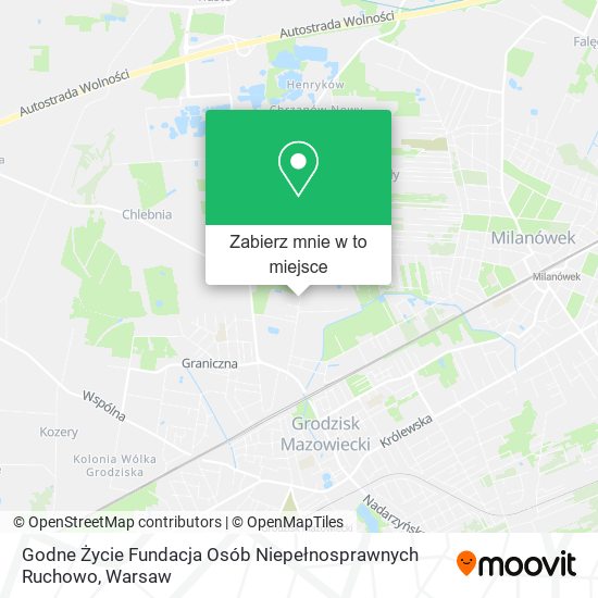 Mapa Godne Życie Fundacja Osób Niepełnosprawnych Ruchowo