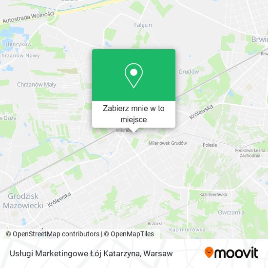 Mapa Usługi Marketingowe Łój Katarzyna