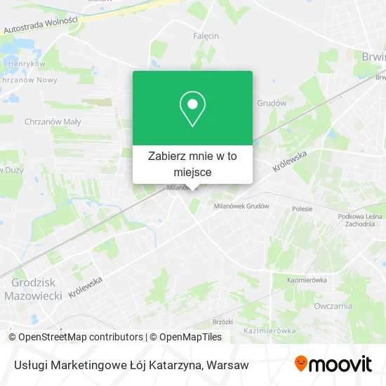Mapa Usługi Marketingowe Łój Katarzyna