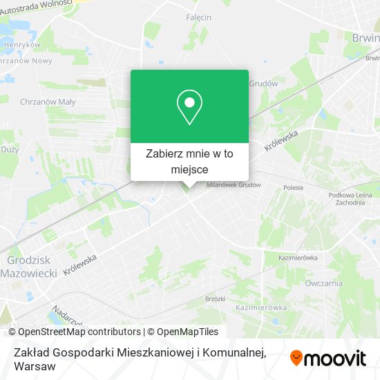 Mapa Zakład Gospodarki Mieszkaniowej i Komunalnej