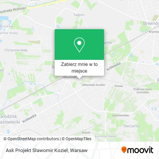 Mapa Ask Projekt Sławomir Kozieł