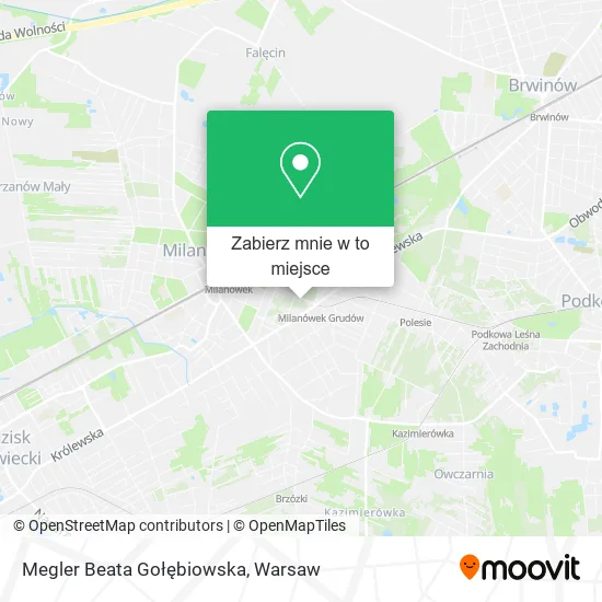 Mapa Megler Beata Gołębiowska
