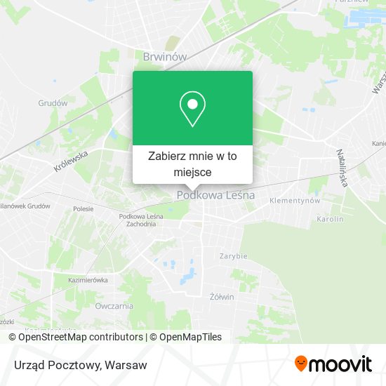 Mapa Urząd Pocztowy