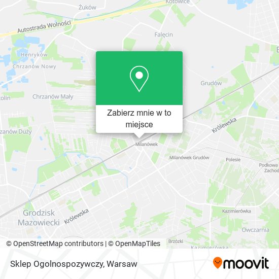 Mapa Sklep Ogolnospozywczy