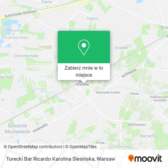 Mapa Turecki Bar Ricardo Karolina Ślesińska