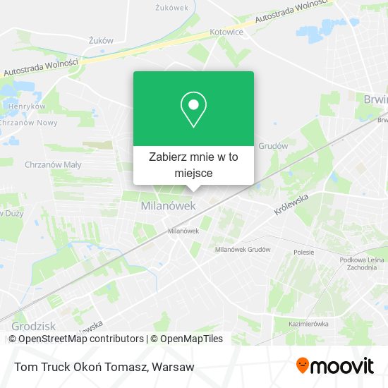 Mapa Tom Truck Okoń Tomasz