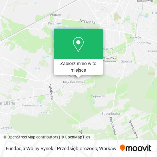 Mapa Fundacja Wolny Rynek i Przedsiębiorczość