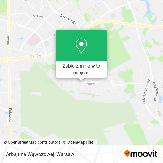 Mapa Arbajt na Wąwozowej