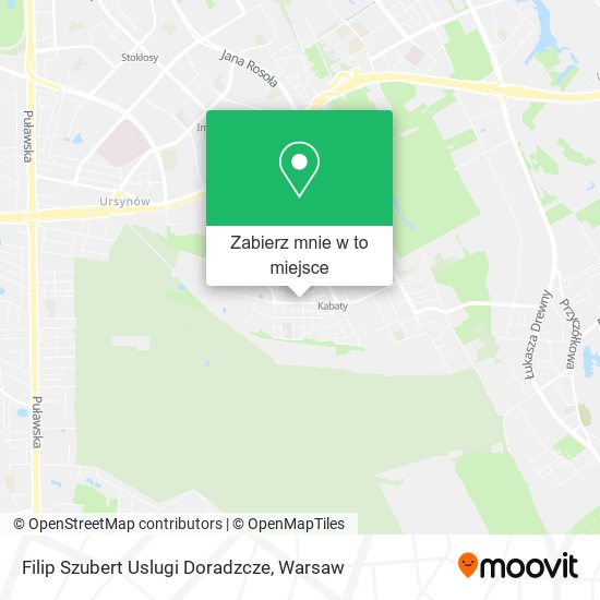 Mapa Filip Szubert Uslugi Doradzcze