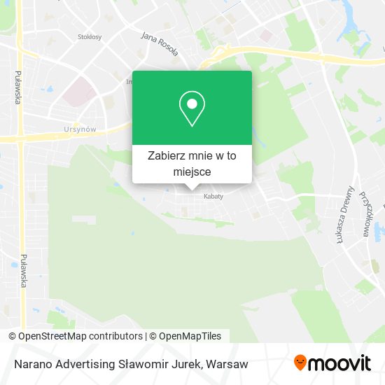 Mapa Narano Advertising Sławomir Jurek