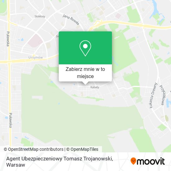 Mapa Agent Ubezpieczeniowy Tomasz Trojanowski