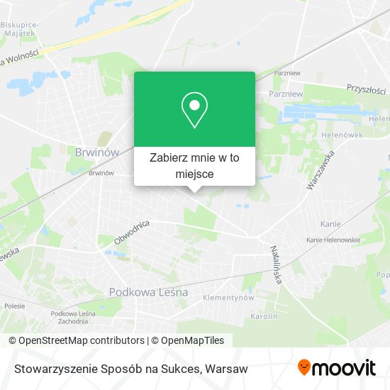 Mapa Stowarzyszenie Sposób na Sukces