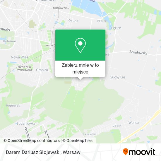 Mapa Darem Dariusz Słojewski