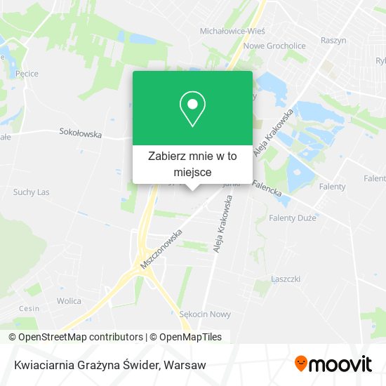 Mapa Kwiaciarnia Grażyna Świder