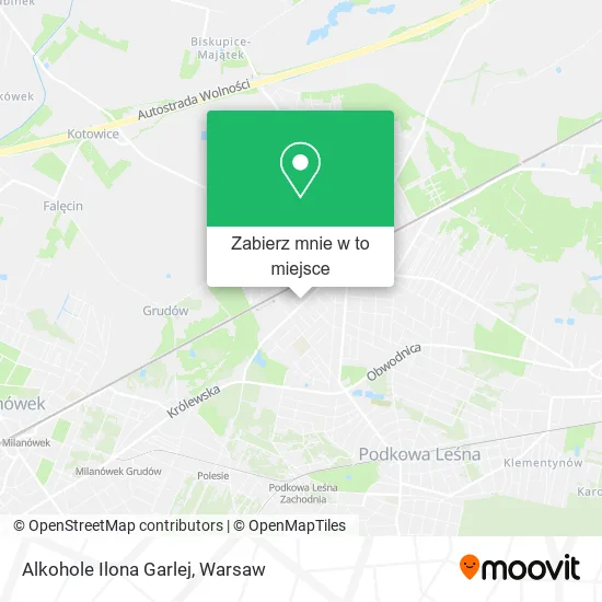 Mapa Alkohole Ilona Garlej