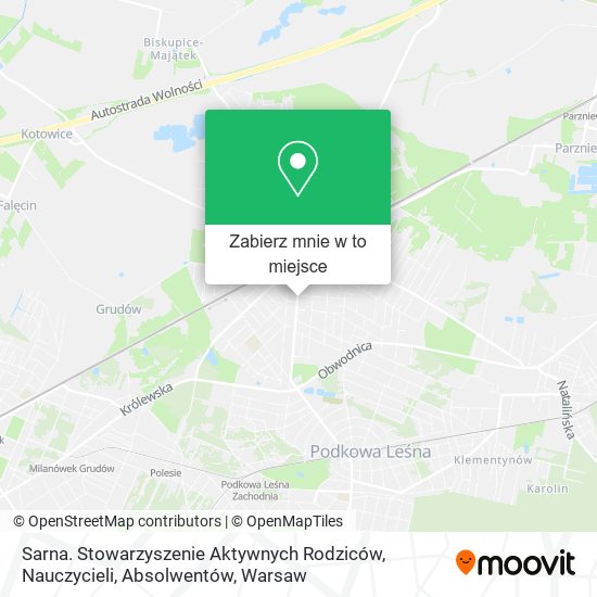 Mapa Sarna. Stowarzyszenie Aktywnych Rodziców, Nauczycieli, Absolwentów