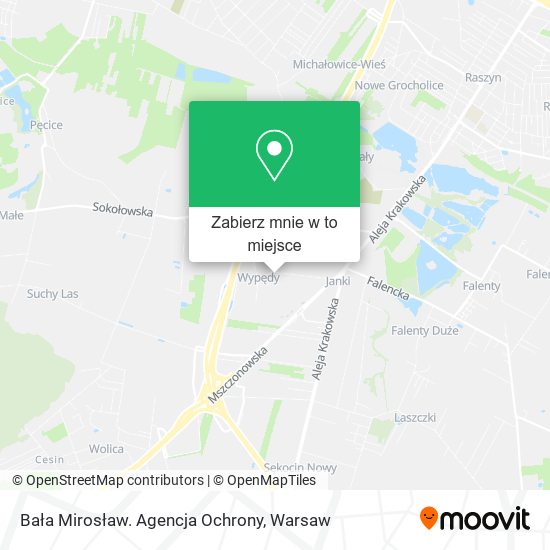 Mapa Bała Mirosław. Agencja Ochrony