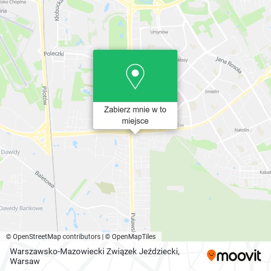 Mapa Warszawsko-Mazowiecki Związek Jeździecki