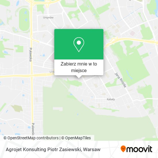 Mapa Agrojet Konsulting Piotr Zasiewski