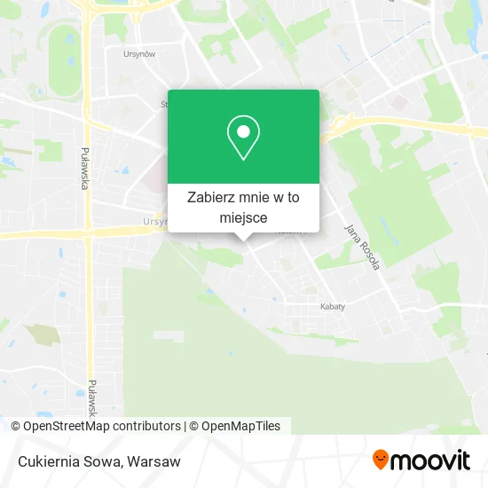 Mapa Cukiernia Sowa