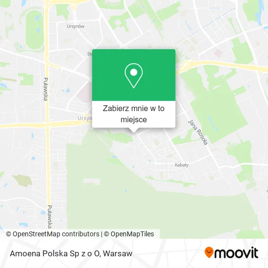 Mapa Amoena Polska Sp z o O
